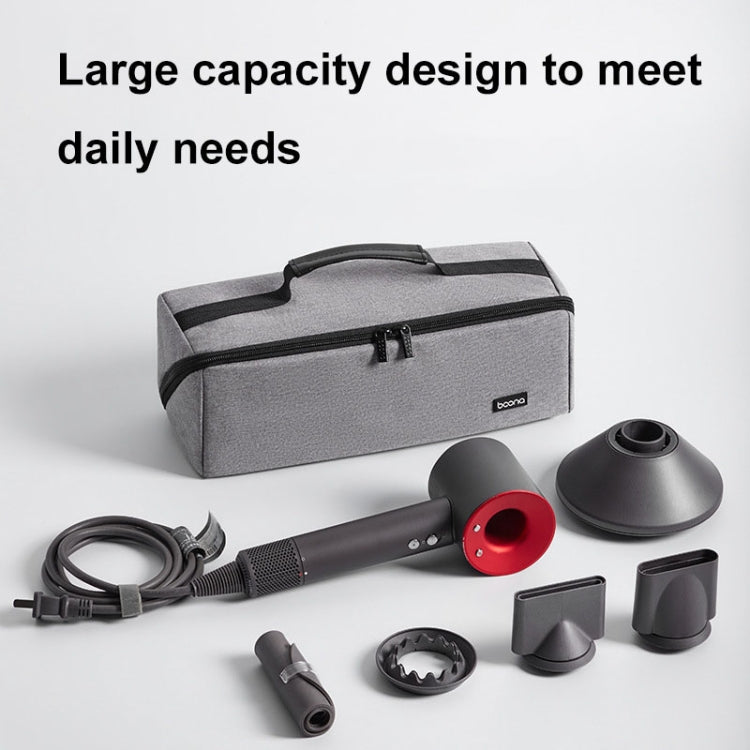 For Dyson Baona BN-DS010 Large Capacity Waterproof Hair Dryer Storage Bag(Black) - free shipping - PMC TechLife - Order now!