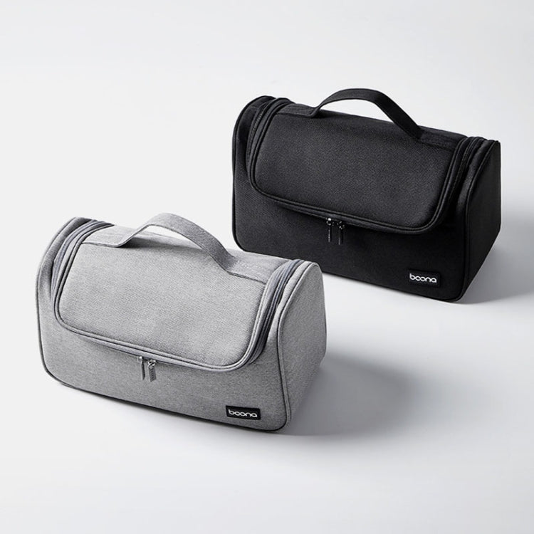 For Dyson Baona BN-DS002 Large Capacity Portable Handheld Hair Dryer Storage Bag with Hook(Gray) - For Dyson Accessories by Baona | Online Shopping South Africa | PMC TechLife | Buy Now Pay Later Mobicred