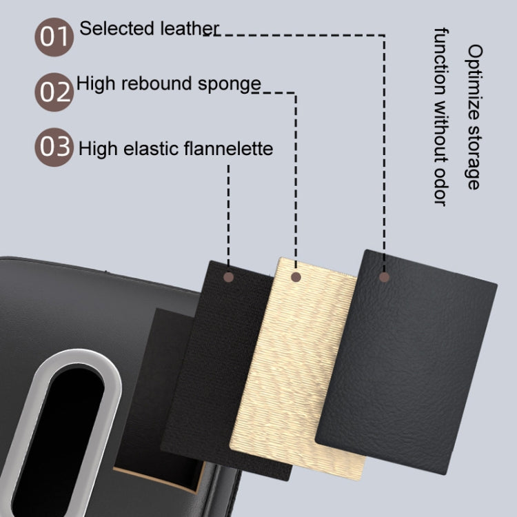 Car Seat Armrest Tissue Box Sun Visor Seat Back Hanging Paper Bag(Gray) - Stowing Tidying by PMC TechLife | Online Shopping South Africa | PMC TechLife | Buy Now Pay Later Mobicred