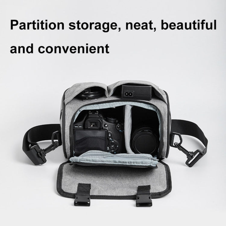 Baona BN-H017 Photography SLR / Micro Single Cross-Body Camera Storage Bag, Color: M Gray - free shipping - PMC TechLife - Order now!