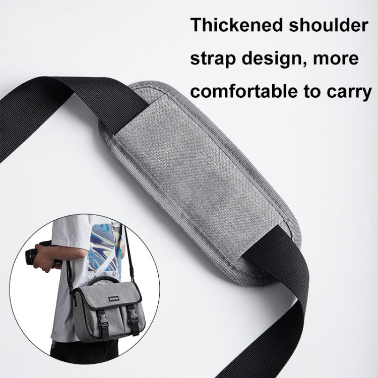 Baona BN-H017 Photography SLR / Micro Single Cross-Body Camera Storage Bag, Color: M Gray - free shipping - PMC TechLife - Order now!