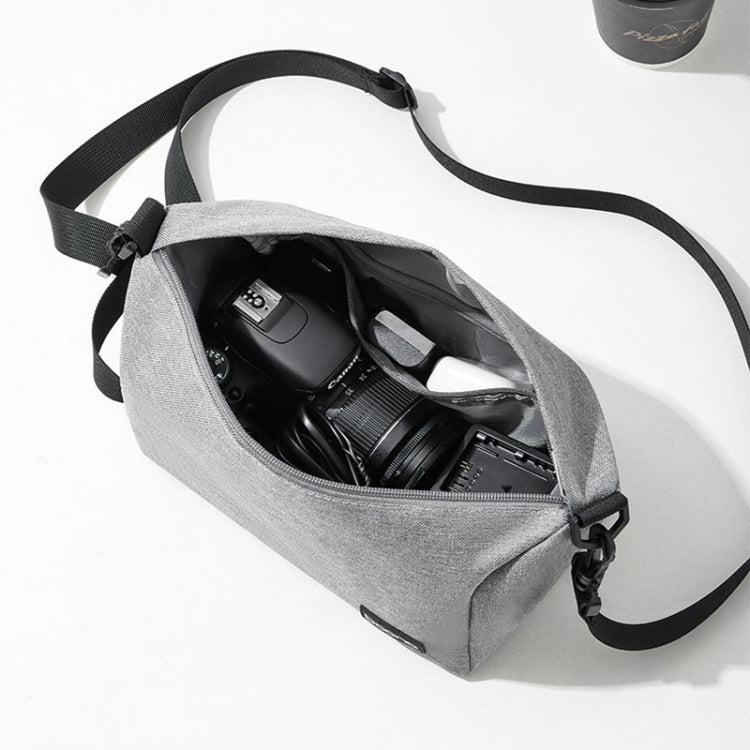 Baona BN-H012 Multifunctional Outdoor Crossbody Digital Camera Bag Lens Protection Bag(Grey) - free shipping - PMC TechLife - Order now!