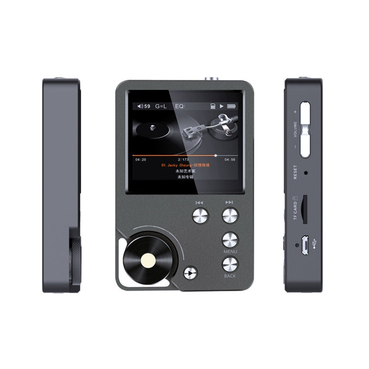 With 64GB TF Card HIFI Lossless DSD256 Music Player Sports MP3(Silver Gray) - MP3 Player by PMC TechLife | Online Shopping South Africa | PMC TechLife | Buy Now Pay Later Mobicred