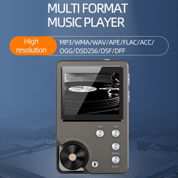 With 64GB TF Card HIFI Lossless DSD256 Music Player Sports MP3(Silver Gray) - MP3 Player by PMC TechLife | Online Shopping South Africa | PMC TechLife | Buy Now Pay Later Mobicred