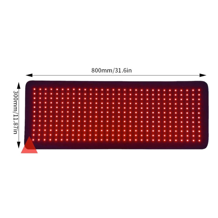 360 LED Beads Red Light Physical Therapy Waist Pad Infrared Fitness Light Therapy Pad UK Plug - free shipping - PMC TechLife - Order now!