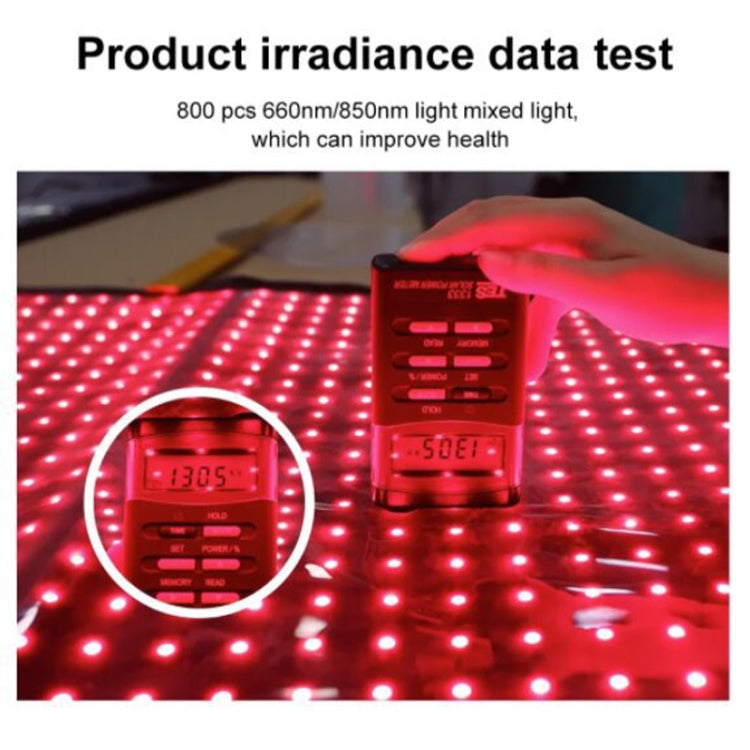 360 LED Beads Red Light Physical Therapy Waist Pad Infrared Fitness Light Therapy Pad EU Plug - free shipping - PMC TechLife - Order now!