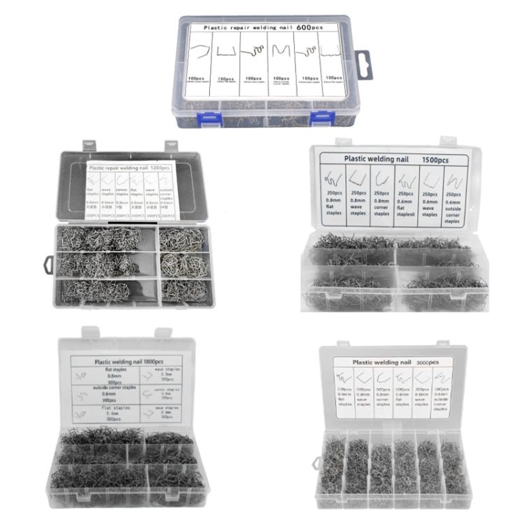 1200pcs /Set Boxed Car Bumper Broken Repair Welding Wire Nails - Trunk & Bumper Accessories by PMC Jewellery | Online Shopping South Africa | PMC Jewellery | Buy Now Pay Later Mobicred