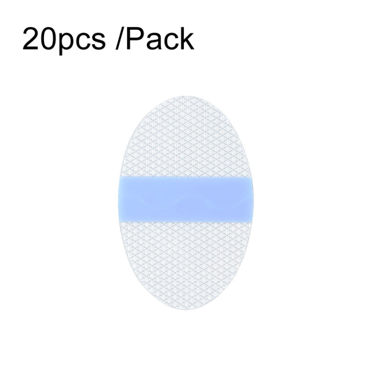20pcs /Pack Oval Small PU Film Silicone Gel Waterproof Breathable Ear Patch - free shipping - PMC TechLife - Order now!