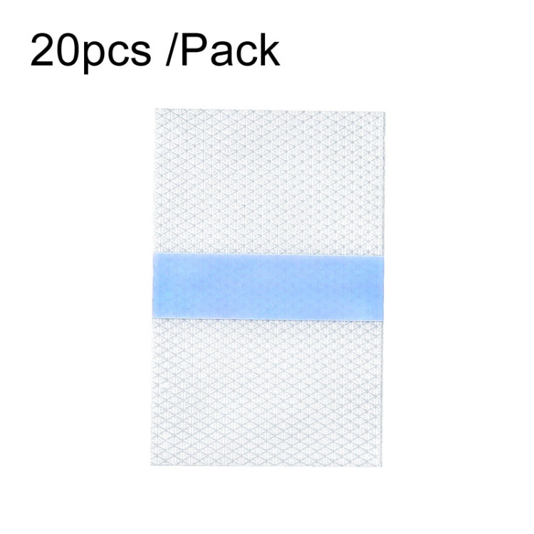 20pcs /Pack Square PU Film Silicone Gel Waterproof Breathable Ear Patch - free shipping - PMC TechLife - Order now!