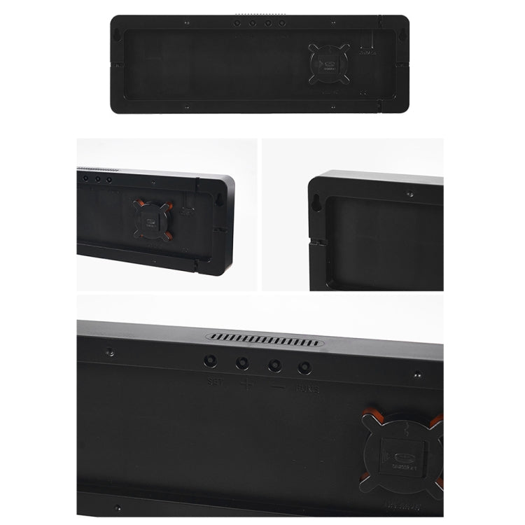 5526 LED Digital Display Electronic Wall Clock Multifunctional Countdown Alarm Clock(A Pink) - Wall Clock by PMc TechLife | Online Shopping South Africa | PMc TechLife | Buy Now Pay Later Mobicred