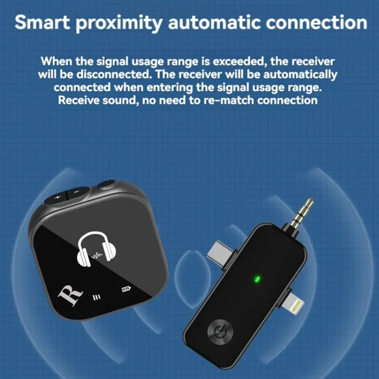 5.8G  Wireless In-ear Monitor System Support Dual-Earphone Monitoring One To Two - free shipping - PMC Jewellery - Order now!