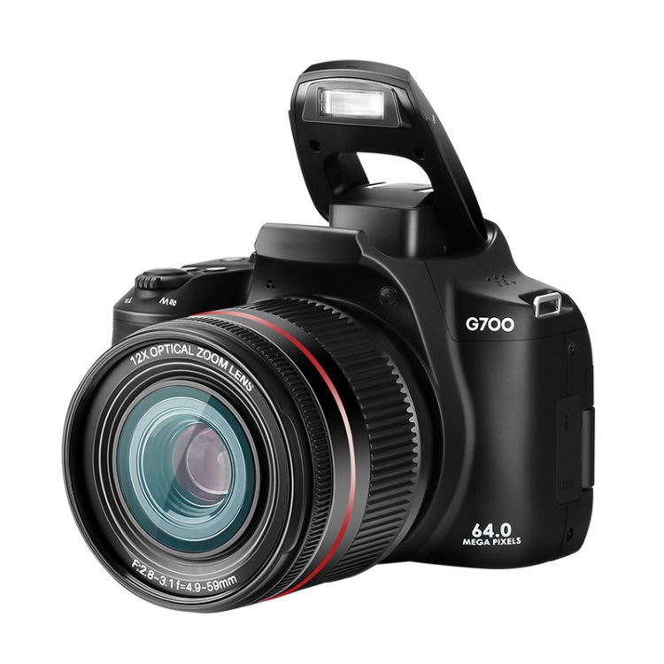 G700 4K / 64MP WiFi Digital Video Camera Camcorder 3.0 Inch IPS Screen 12X Optical Zoom - Video Cameras by PMC TechLife | Online Shopping South Africa | PMC TechLife | Buy Now Pay Later Mobicred
