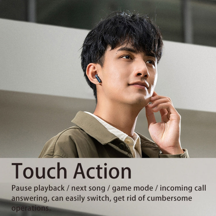 Edifier TO-U3 Plus Noise Reduction Sports Wireless Bluetooth Earphones(Dark Blue) - free shipping - PMC Jewellery - Order now!