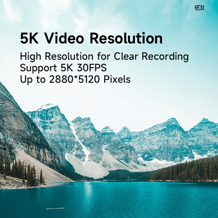 HDV-255K 5K/30FPS 16X Zoom Outdoor Sports HD Electronic Anti-Shake Digital Camera(UK Plug) - Video Cameras by PMC TechLife | Online Shopping South Africa | PMC TechLife | Buy Now Pay Later Mobicred