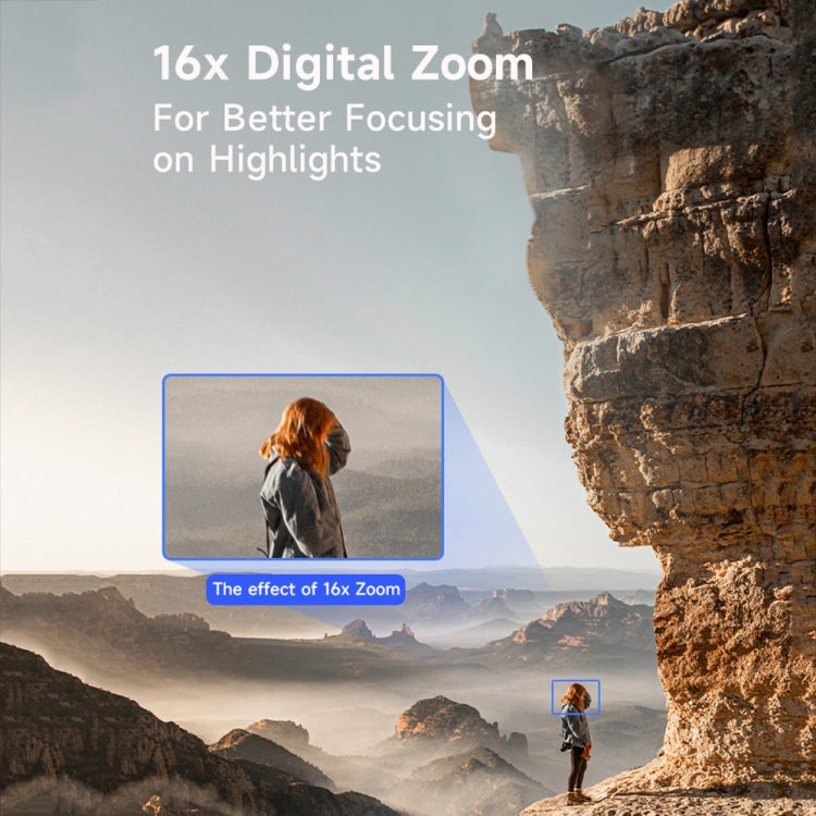 HDV-255K 5K/30FPS 16X Zoom Outdoor Sports HD Electronic Anti-Shake Digital Camera(UK Plug) - Video Cameras by PMC TechLife | Online Shopping South Africa | PMC TechLife | Buy Now Pay Later Mobicred