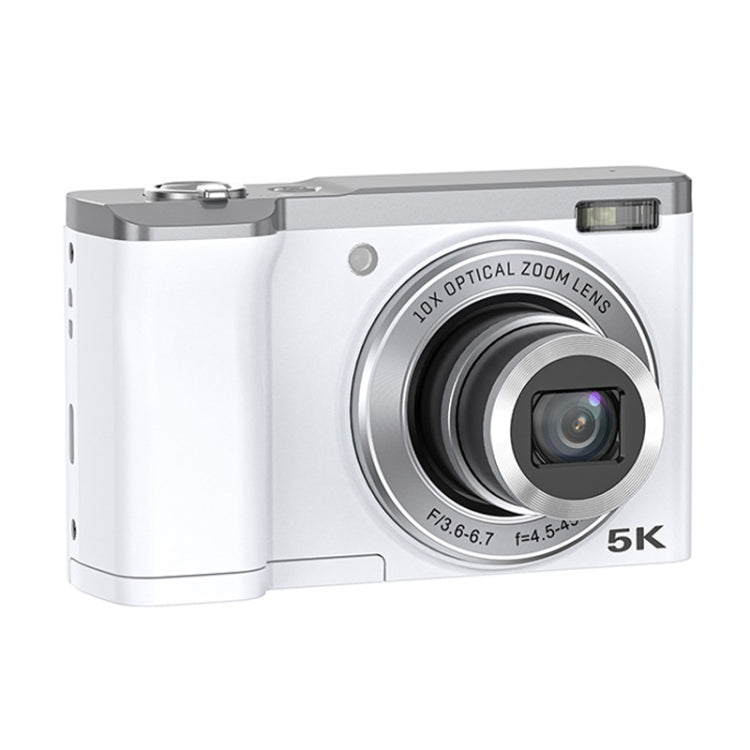 DC305X 5K/30FPS 2.8-Inch HD Shooting 5X Optical Zoom Anti-Shake Digital Camera, Color: White US Plug - Children Cameras by PMC TechLife | Online Shopping South Africa | PMC TechLife | Buy Now Pay Later Mobicred