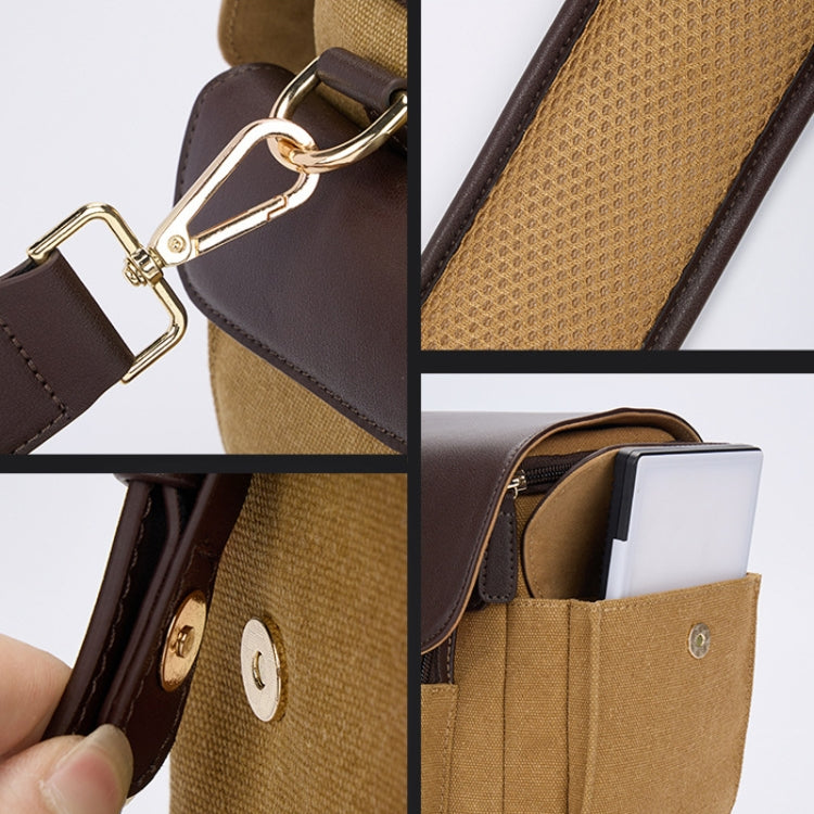 Cwatcun D127 Single Shoulder Vintage Waterproof Canvas Bag DSLR Camera Photo Bag - free shipping - PMC TechLife - Order now!