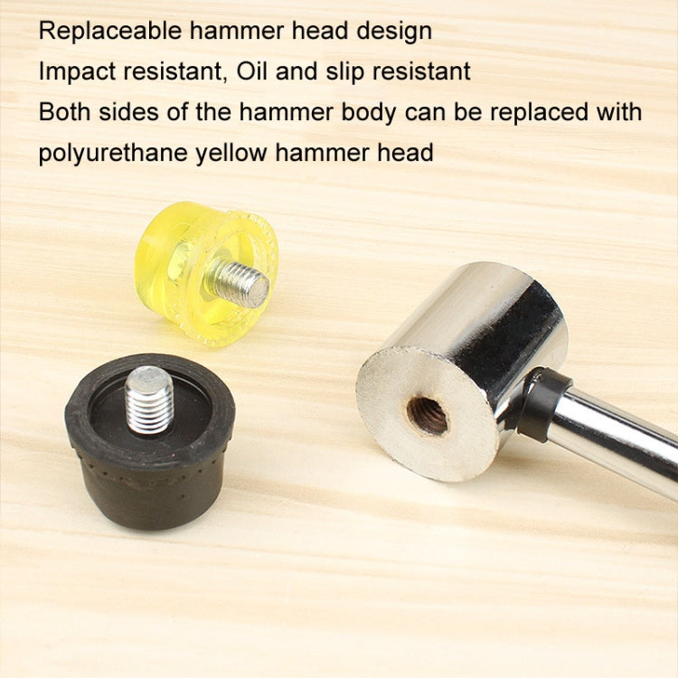 30mm No Bounce Mounting Hammer Handmade DIY Double Face Tap Rubber Hammer - Hammer by PMC TechLife | Online Shopping South Africa | PMC TechLife | Buy Now Pay Later Mobicred