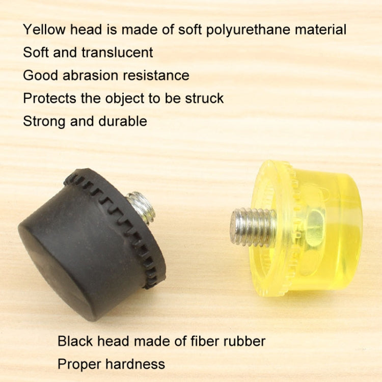 35mm No Bounce Mounting Hammer Handmade DIY Double Face Tap Rubber Hammer - Hammer by PMC TechLife | Online Shopping South Africa | PMC TechLife | Buy Now Pay Later Mobicred