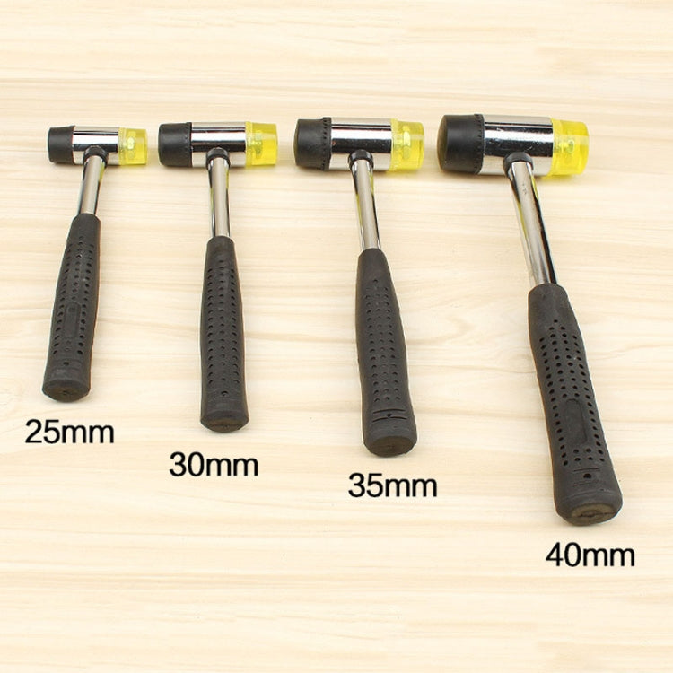 30mm No Bounce Mounting Hammer Handmade DIY Double Face Tap Rubber Hammer - Hammer by PMC TechLife | Online Shopping South Africa | PMC TechLife | Buy Now Pay Later Mobicred