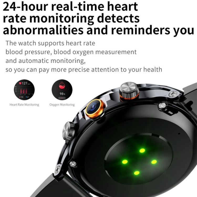H18 Ultra-Thin Round Ball Screen 1.95 Inch Plug-In Phone Smart Watch 32G(Silver) - Smart Watches by PMC TechLife | Online Shopping South Africa | PMC TechLife | Buy Now Pay Later Mobicred