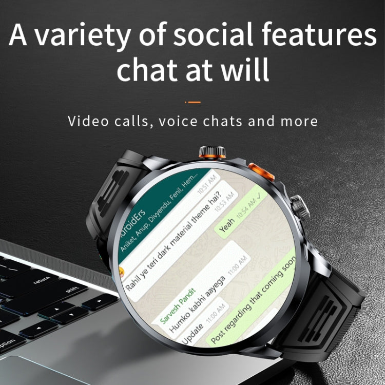 H18 Ultra-Thin Round Ball Screen 1.95 Inch Plug-In Phone Smart Watch 32G(Silver) - Smart Watches by PMC TechLife | Online Shopping South Africa | PMC TechLife | Buy Now Pay Later Mobicred