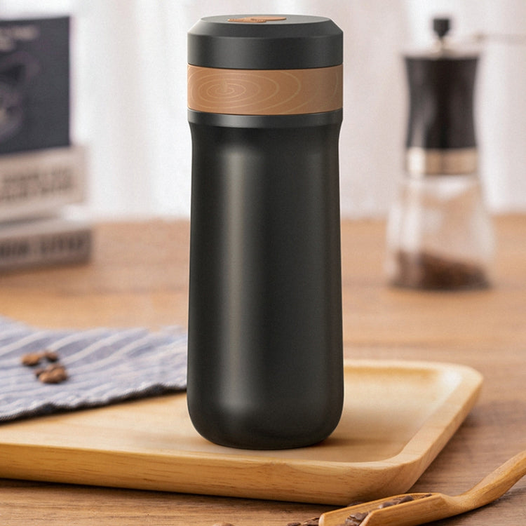 Portable Thermos Tea Brewer Coffee Filter Stainless Steel Carry-On French Press Kettle, Capacity: 320ml - free shipping - PMC TechLife - Order now!