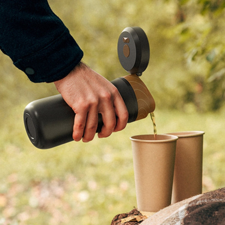 Portable Thermos Tea Brewer Coffee Filter Stainless Steel Carry-On French Press Kettle, Capacity: 320ml - free shipping - PMC TechLife - Order now!