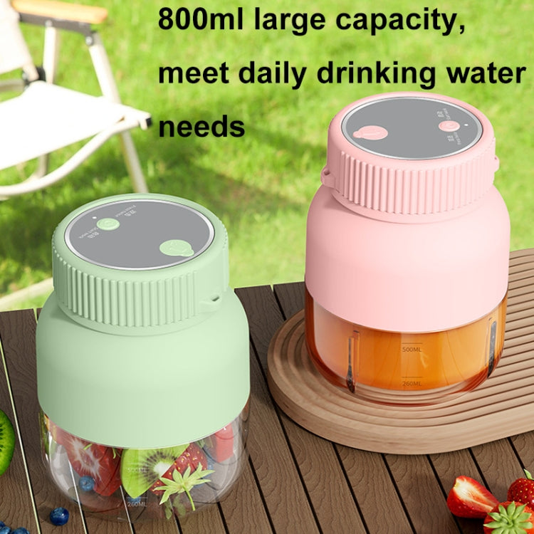 800ml Multifunctional Wireless Portable Juicer Large-capacity Outdoor Juicer(Green) - free shipping - PMC TechLife - Order now!