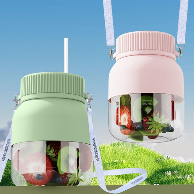 800ml Multifunctional Wireless Portable Juicer Large-capacity Outdoor Juicer(Pink) - free shipping - PMC TechLife - Order now!