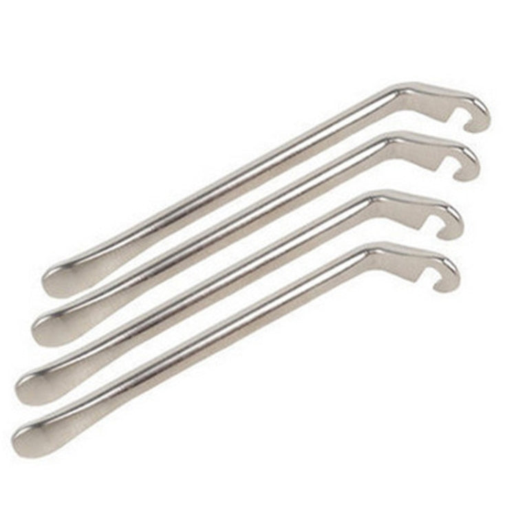 2pcs Metal Bicycle Tire Pry Bars Levers Mountain Bike Tire Removal Tools(Silver) - Maintenance tools by PMC TechLife | Online Shopping South Africa | PMC TechLife | Buy Now Pay Later Mobicred