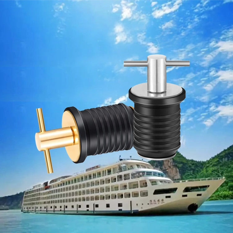Marine Motorboat Deck Cross Drain Plug Screw, Size: Copper For 32mm - Marine Accessories & Parts by PMC Jewellery | Online Shopping South Africa | PMC Jewellery | Buy Now Pay Later Mobicred