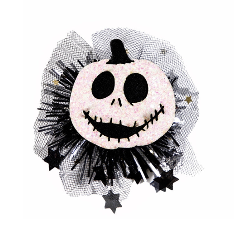 Halloween Hair Clips Hair Accessories Kids Party Dress Up Jewelry, Style: White Pumpkin Demon - free shipping - PMc TechLife - Order now!