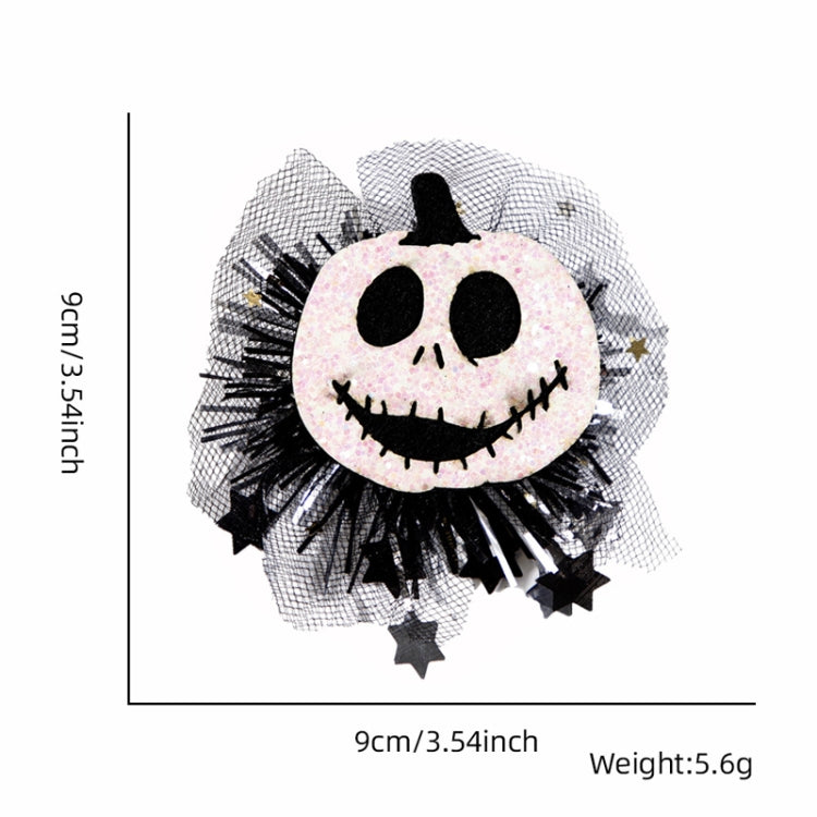 Halloween Hair Clips Hair Accessories Kids Party Dress Up Jewelry, Style: White Pumpkin Demon - free shipping - PMc TechLife - Order now!