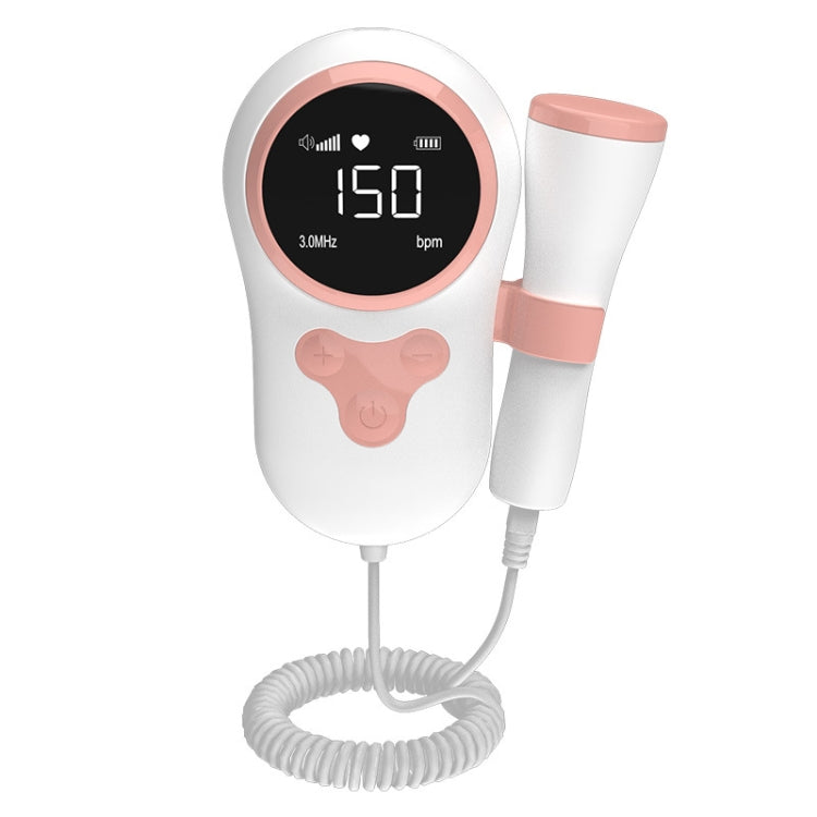 T505 IP5 Dustproof And Water-resistant Pregnant Women Home Doppler Fetal Heart Rate Monitor(Pink) - free shipping - PMC TechLife - Order now!