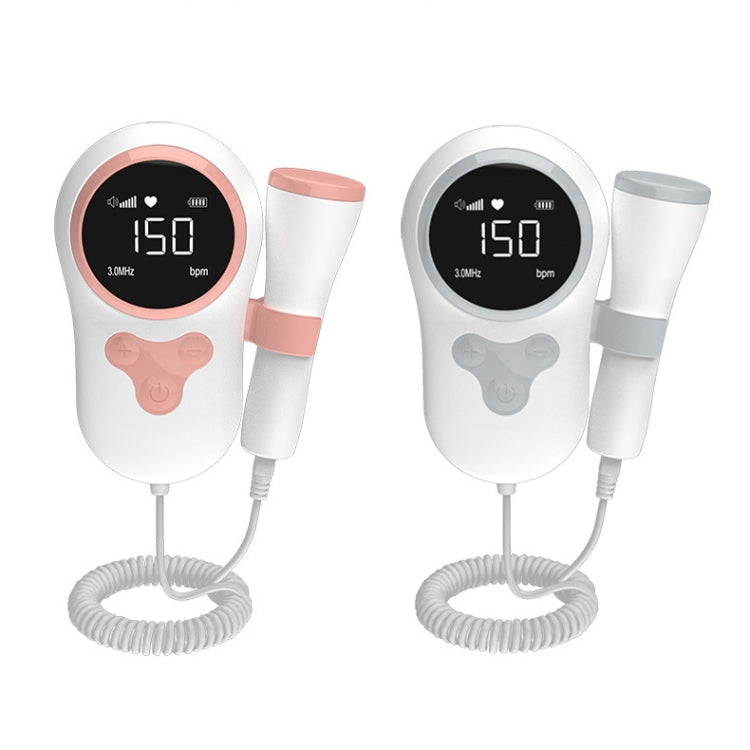 T505 IP5 Dustproof And Water-resistant Pregnant Women Home Doppler Fetal Heart Rate Monitor(Pink) - free shipping - PMC TechLife - Order now!