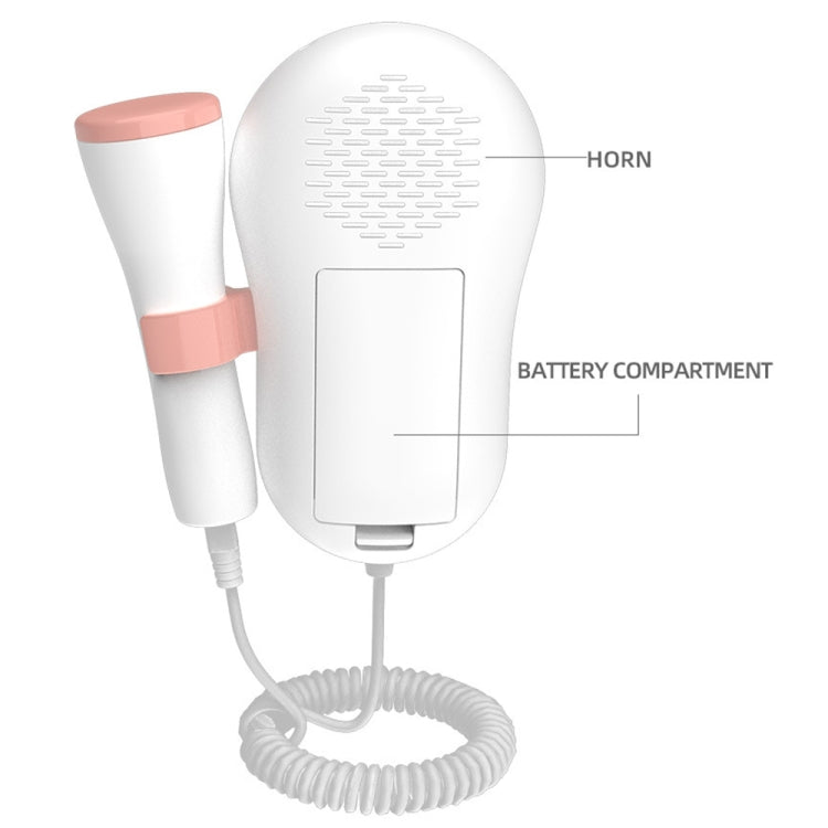 T505 IP5 Dustproof And Waterproof Pregnant Women Home Doppler Fetal Heart Rate Monitor(Grey) - free shipping - PMC TechLife - Order now!