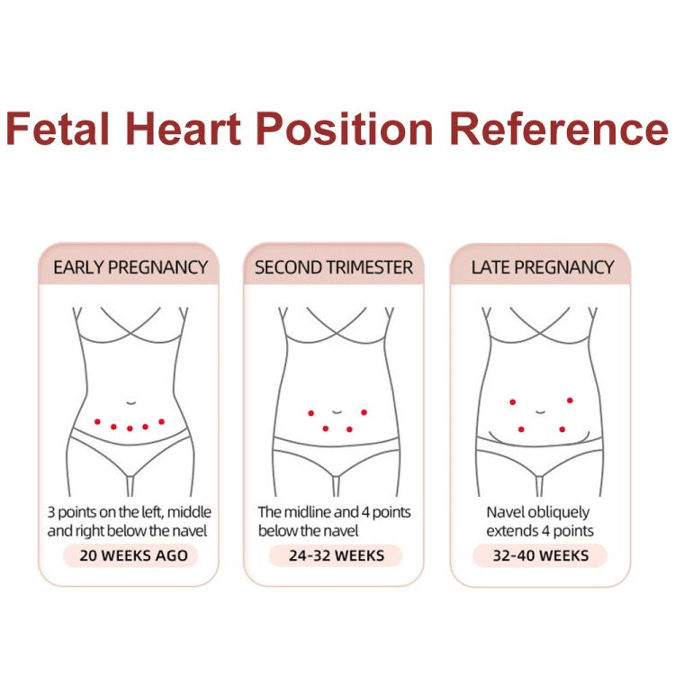 T505 IP5 Dustproof And Waterproof Pregnant Women Home Doppler Fetal Heart Rate Monitor(Grey) - free shipping - PMC TechLife - Order now!