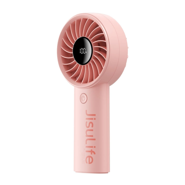 JisuLife Life4 Handheld Portable Small Rechargeable Fan, Battery Capacity: 3600mAh Pink - free shipping - PMC Jewellery - Order now!