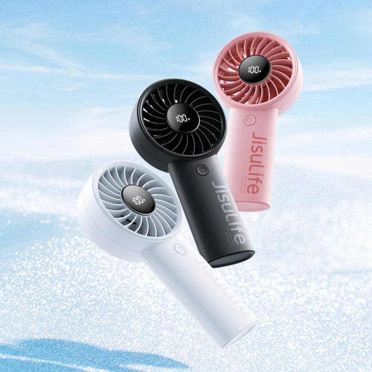 JisuLife Life4 Handheld Portable Small Rechargeable Fan, Battery Capacity: 3600mAh Black - free shipping - PMC Jewellery - Order now!