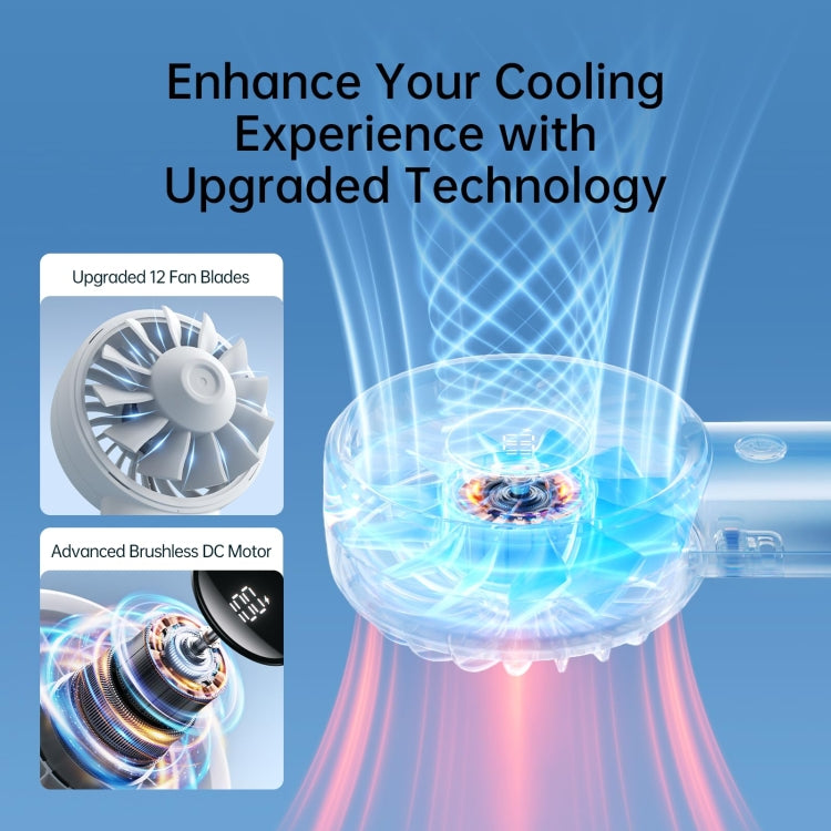 JisuLife Life4 Handheld Portable Small Rechargeable Fan, Battery Capacity: 3600mAh Pink - free shipping - PMC Jewellery - Order now!