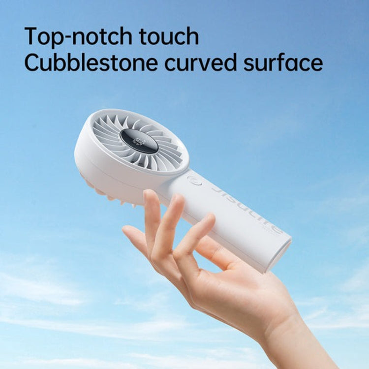 JisuLife Life4 Handheld Portable Small Rechargeable Fan, Battery Capacity: 3600mAh Black - free shipping - PMC Jewellery - Order now!