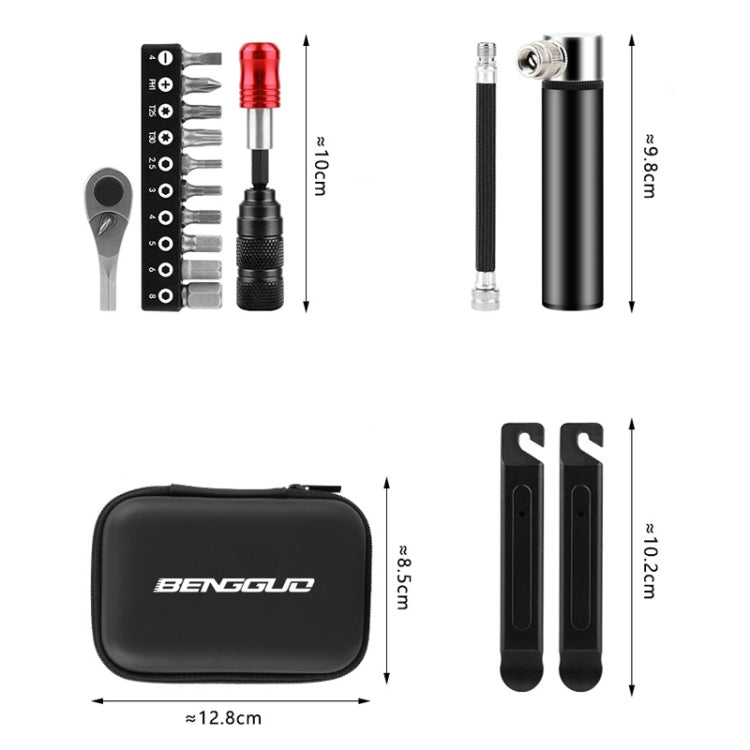 BENGGUO Bicycle Repair Tool Mountain Bike Ratchet Wrench Repair Combination Set, Spec: Set 2 - Maintenance tools by BENGGUO | Online Shopping South Africa | PMc TechLife | Buy Now Pay Later Mobicred