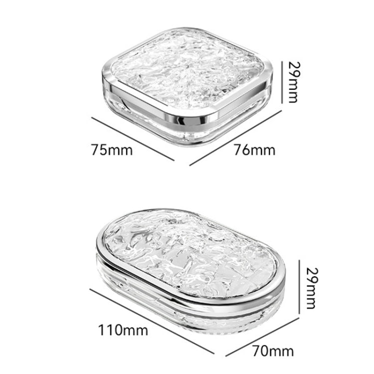 Portable Medicine Dispenser Traveling Carrying Plastic Organizer, Style: Small Transparent Gray - free shipping - PMC TechLife - Order now!