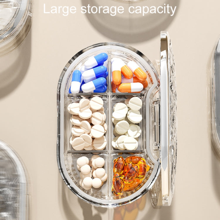 Portable Medicine Dispenser Traveling Carrying Plastic Organizer, Style: Small Transparent Gray - free shipping - PMC TechLife - Order now!