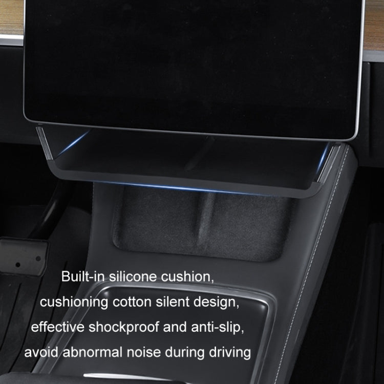 For 2024 Tesla Model 3 Screen Storage Box, Color: Translucent Black + Black - free shipping - PMC Jewellery - Order now!