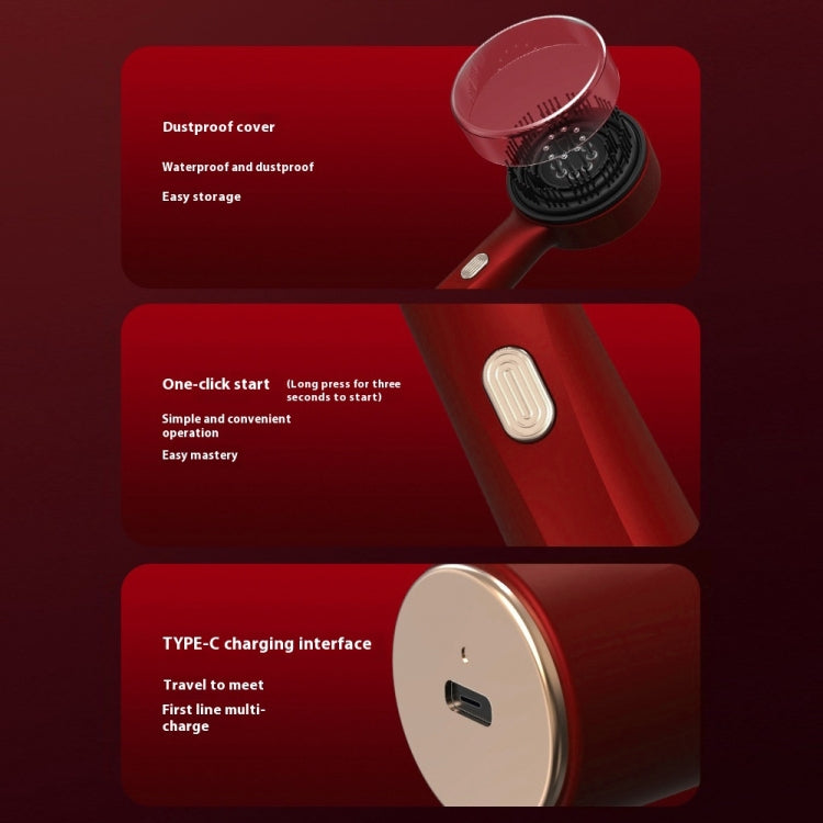 630nm Red Light Massage Comb Scalp Care Liquid Guide Hair Growth Instrument(Red) - free shipping - PMC TechLife - Order now!