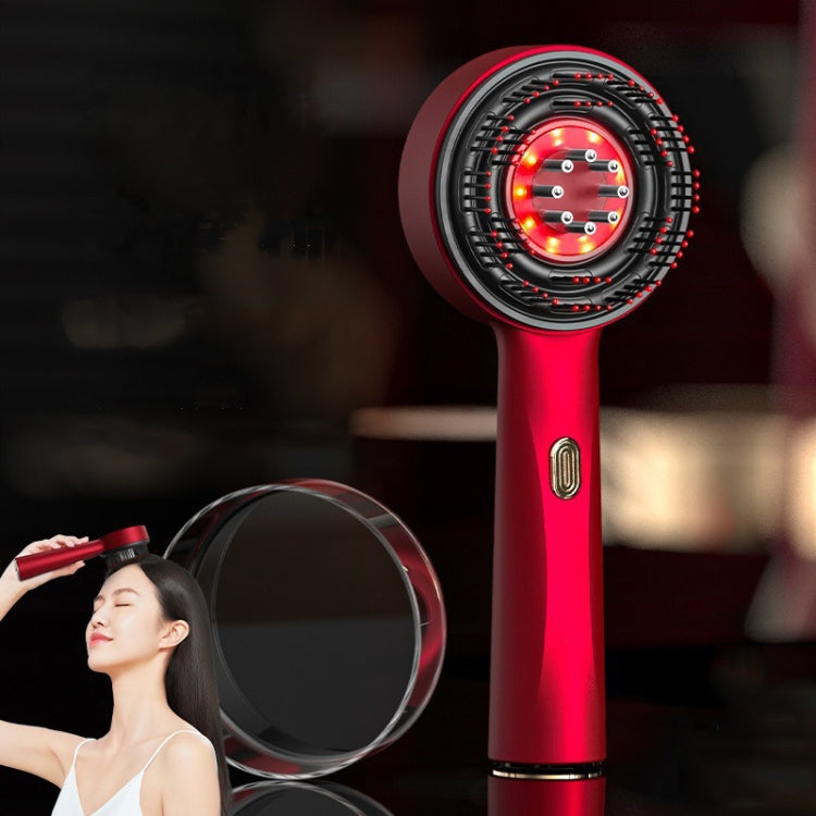 630nm Red Light Massage Comb Scalp Care Liquid Guide Hair Growth Instrument(Red) - free shipping - PMC TechLife - Order now!