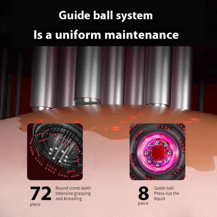 630nm Red Light Massage Comb Scalp Care Liquid Guide Hair Growth Instrument(Deep Gray) - free shipping - PMC TechLife - Order now!