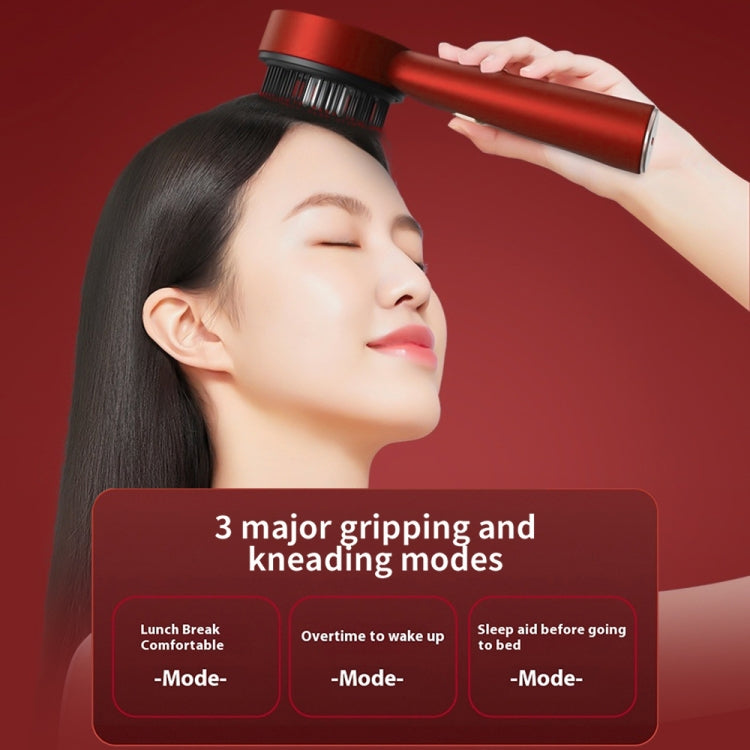 630nm Red Light Massage Comb Scalp Care Liquid Guide Hair Growth Instrument(Red) - free shipping - PMC TechLife - Order now!